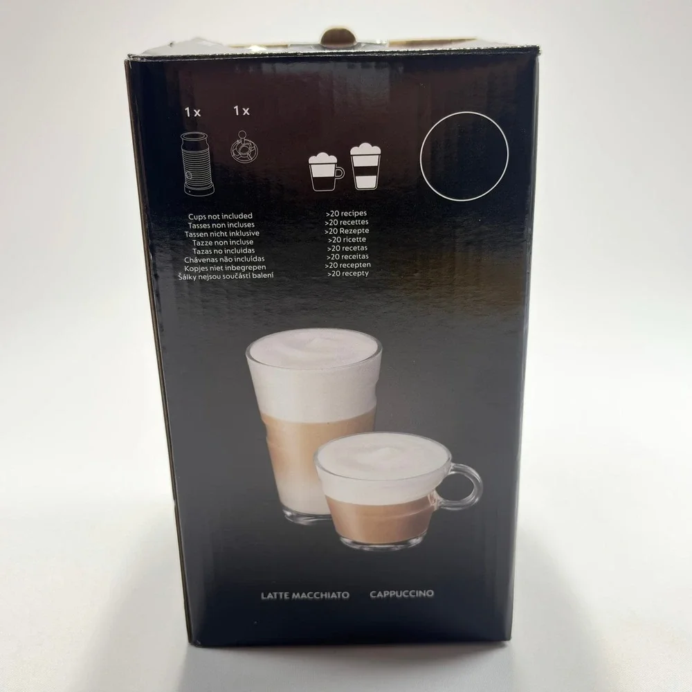 Nespresso Aeroccino 3 Milk Frother Black New in Box Unused